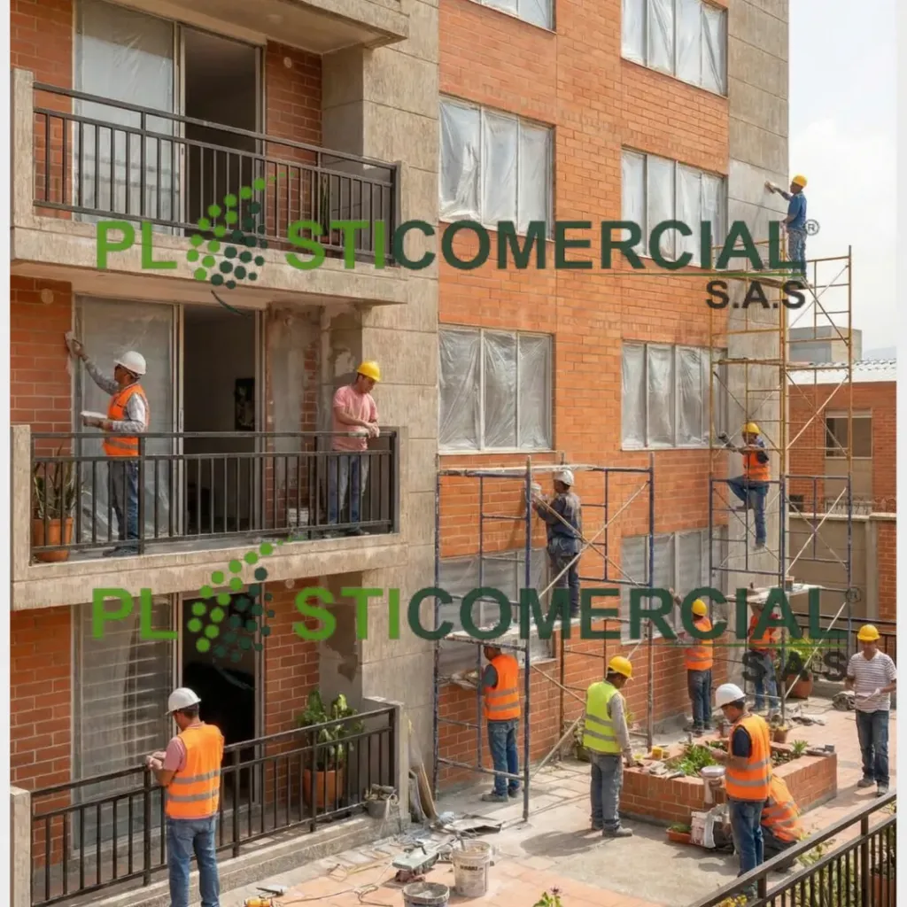 Plásticos de Protección en Obra